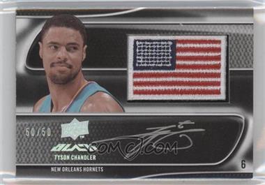 2008-09 UD Black - Flag Patch Autographs #US-TC - Tyson Chandler /50