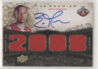 Premier Rookie Autograph Materials - Eric Gordon #/75