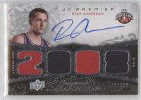 Premier Rookie Autograph Materials - Ryan Anderson #/199