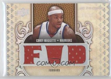 2008-09 UD Premier - Premier Remnants 3 - Position #PR3-CM - Corey Maggette /25