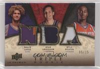 Robin Lopez, Ryan Anderson, Kyle Weaver #/15