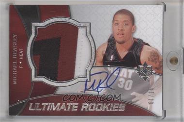 2008-09 Ultimate Collection - [Base] - Gold Patch #122 - Ultimate Rookies Auto Jersey - Michael Beasley /10