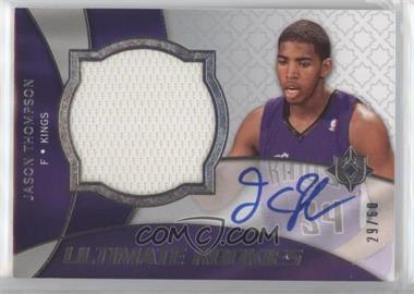 2008-09 Ultimate Collection - [Base] - Silver #134 - Ultimate Rookies Auto Jersey - Jason Thompson /60