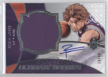 2008-09 Ultimate Collection - [Base] - Silver #135 - Ultimate Rookies Auto Jersey - Robin Lopez /60