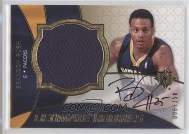 2008-09 Ultimate Collection - [Base] #138 - Ultimate Rookies Auto Jersey - Brandon Rush /150