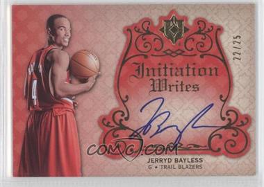 2008-09 Ultimate Collection - Initiation Writes #IW-JB - Jerryd Bayless /25