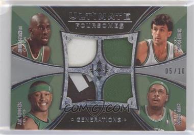 2008-09 Ultimate Collection - Ultimate Foursomes Generations - Patch #UFC-BSTN - Kevin McHale, Paul Pierce, Kevin Garnett, J.R. Giddens /10