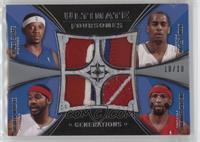 Walter Sharpe, Arron Afflalo, Rasheed Wallace, Richard Hamilton #/10