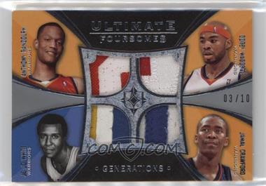 2008-09 Ultimate Collection - Ultimate Foursomes Generations - Patch #UFC-WARS - Anthony Randolph, Corey Maggette, Jo Jo White, Jamal Crawford /10