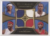 Walter Sharpe, Arron Afflalo, Rasheed Wallace, Richard Hamilton #/35