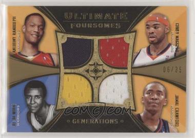 2008-09 Ultimate Collection - Ultimate Foursomes Generations #UFC-WARS - Anthony Randolph, Corey Maggette, Jo Jo White, Jamal Crawford /35