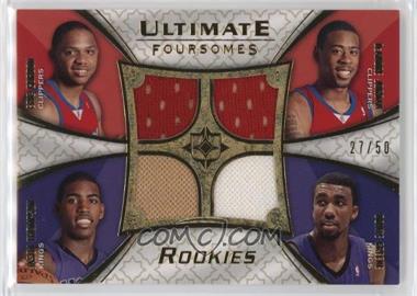 2008-09 Ultimate Collection - Ultimate Foursomes Rookies #UFR-LASK - Eric Gordon, DeAndre Jordan, Jason Thompson, Donte Greene /50