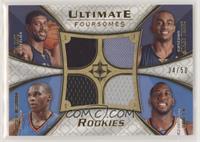 O.J. Mayo, Darrell Arthur, Russell Westbrook, D.J. White #/50