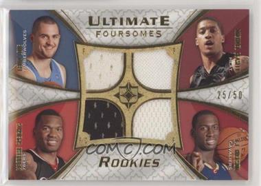 2008-09 Ultimate Collection - Ultimate Foursomes Rookies #UFR-PFWD - Kevin Love, Michael Beasley, Marreese Speights, J.J. Hickson /50