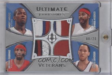 2008-09 Ultimate Collection - Ultimate Foursomes Veterans - Patch #UFV-DETP - Rodney Stuckey, Rasheed Wallace, Richard Hamilton, Tayshaun Prince /20