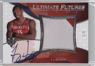 2008-09 Ultimate Collection - Ultimate Futures Signature Materials - Patch #UMR-JD - Joey Dorsey /5