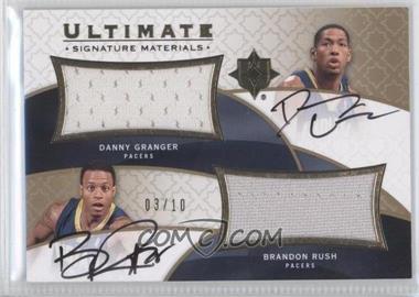 2008-09 Ultimate Collection - Ultimate Signature Materials Combo #UMC-GR - Danny Granger, Brandon Rush /10