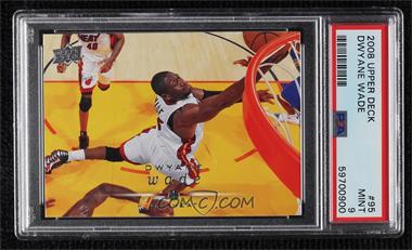 2008-09 Upper Deck - [Base] #95 - Dwyane Wade [PSA 9 MINT]