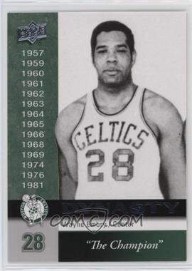 2008-09 Upper Deck - Boston Celtics Dynasty #BOS-27 - Wayne Embry