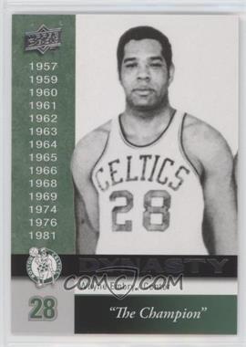 2008-09 Upper Deck - Boston Celtics Dynasty #BOS-27 - Wayne Embry