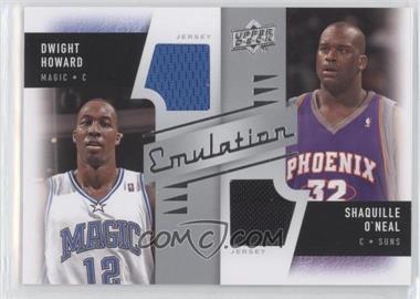 2008-09 Upper Deck - Emulation Dual Memorabilia #E-HO - Shaquille O'Neal, Dwight Howard