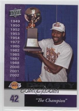 2008-09 Upper Deck - Los Angeles Lakers Dynasty #LAL-12 - James Worthy