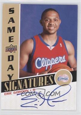 2008-09 Upper Deck - Rookie Photo Shoot Same Day Signatures #RPS-EG - Eric Gordon