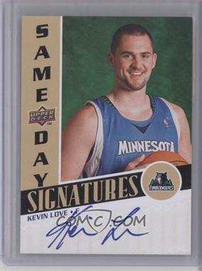 2008-09 Upper Deck - Rookie Photo Shoot Same Day Signatures #RPS-KL - Kevin Love