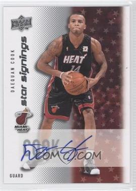 2008-09 Upper Deck - Star Signings #SS-DC - Daequan Cook