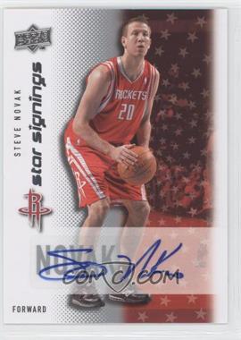 2008-09 Upper Deck - Star Signings #SS-NO - Steve Novak