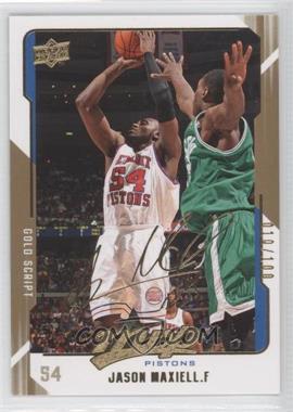 2008-09 Upper Deck MVP - [Base] - Gold Script #47 - Jason Maxiell /100