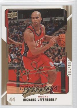 2008-09 Upper Deck MVP - [Base] - Gold Script #95 - Richard Jefferson /100