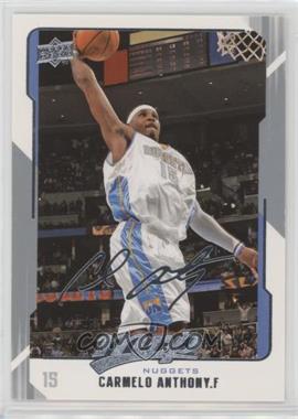 2008-09 Upper Deck MVP - [Base] - Silver Script #37 - Carmelo Anthony