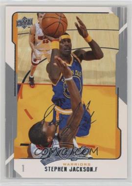 2008-09 Upper Deck MVP - [Base] - Silver Script #51 - Stephen Jackson