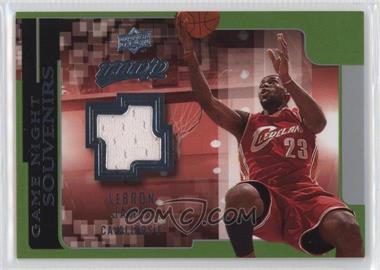 2008-09 Upper Deck MVP - Game Night Souvenirs #GN-LJ - LeBron James