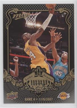 2008-09 Upper Deck MVP - Kobe Bryant MVP - Black Border #KB-4 - Kobe Bryant