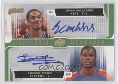 2008-09 Upper Deck MVP - Signatures Required #SR-SW - Sean Williams, Cheikh Samb