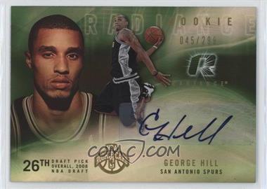 2008-09 Upper Deck Radiance - [Base] #101 - Rookie - George Hill /299