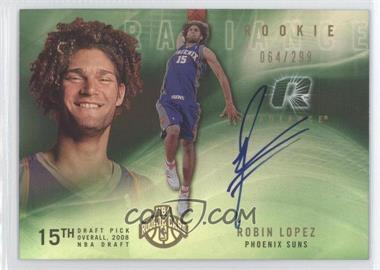 2008-09 Upper Deck Radiance - [Base] #102 - Rookie - Robin Lopez /299