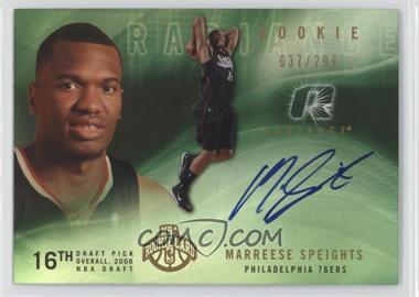 2008-09 Upper Deck Radiance - [Base] #106 - Rookie - Marreese Speights /299