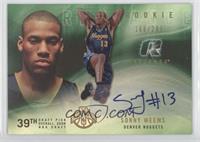 Rookie - Sonny Weems #/299