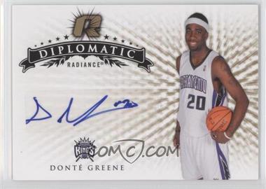 2008-09 Upper Deck Radiance - Diplomatic #DI-DG - Donte Greene