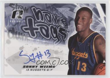 2008-09 Upper Deck Radiance - Name Tags #NT-SW - Sonny Weems