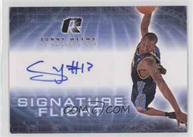 2008-09 Upper Deck Radiance - Signature Flight #SF-SW - Sonny Weems