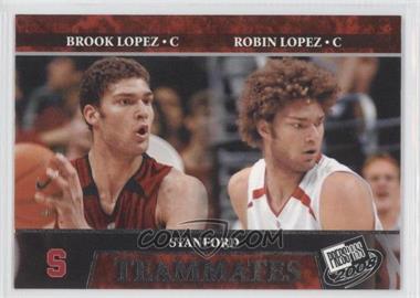 2008 Press Pass - [Base] #55 - Brook Lopez, Robin Lopez