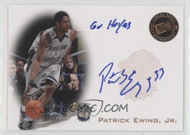 2008 Press Pass - Press Pass Signings - Bronze Inscriptions #PPS-PE - Patrick Ewing Jr.