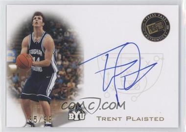 2008 Press Pass - Press Pass Signings - Gold #PPS-TP - Trent Plaisted /99