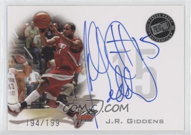 2008 Press Pass - Press Pass Signings - Silver #PPS-JG - J.R. Giddens /199