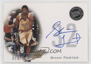 2008 Press Pass - Press Pass Signings - Silver #PPS-SF - Shan Foster /199