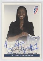 First Round Pick - Crystal Langhorne